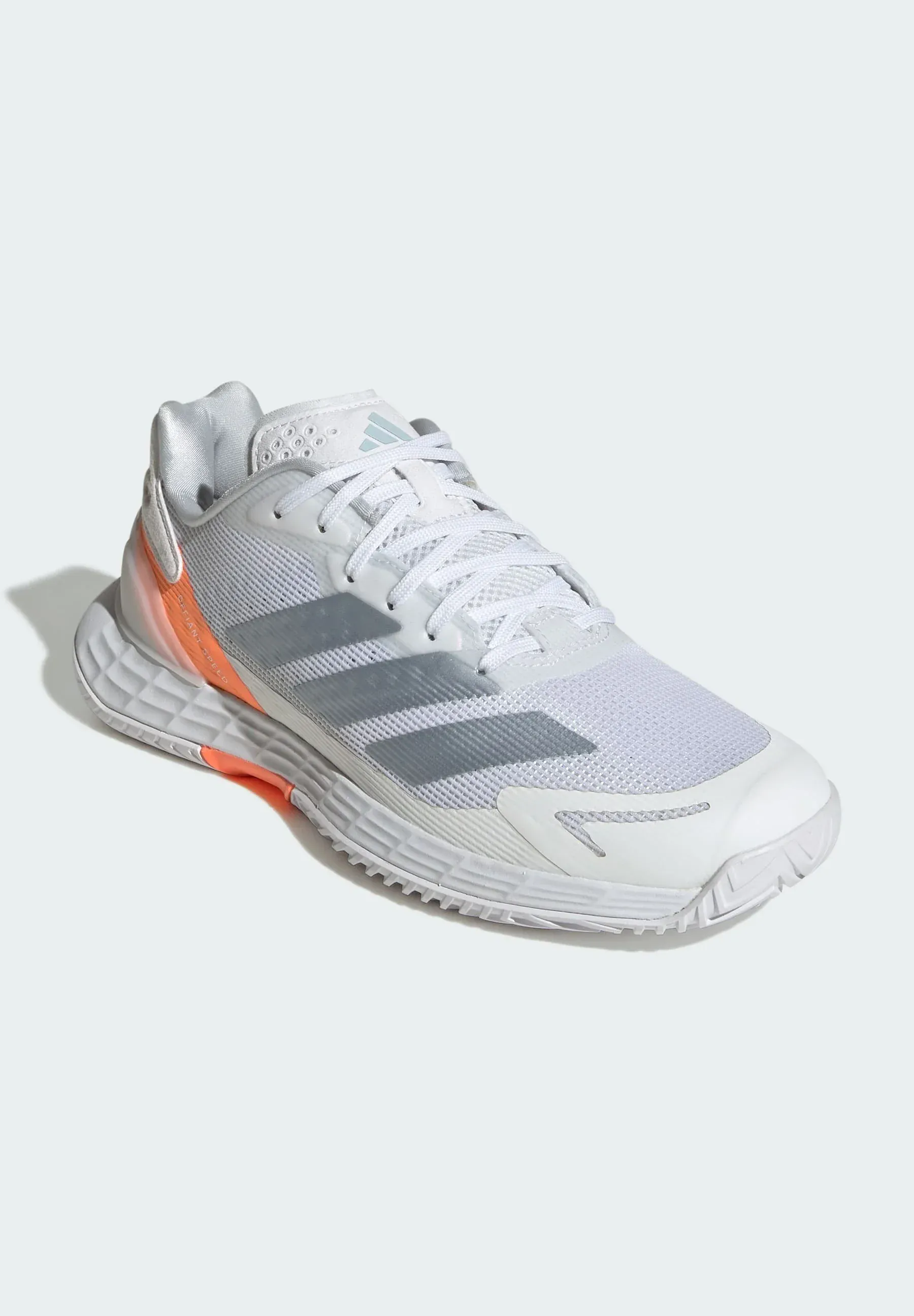 CHAUSSURES ADIDAS FEMMES DEFIANT SPEED 2 W FTWR WHITE/HALO BLUE/BEAM ORANGE - Image 2