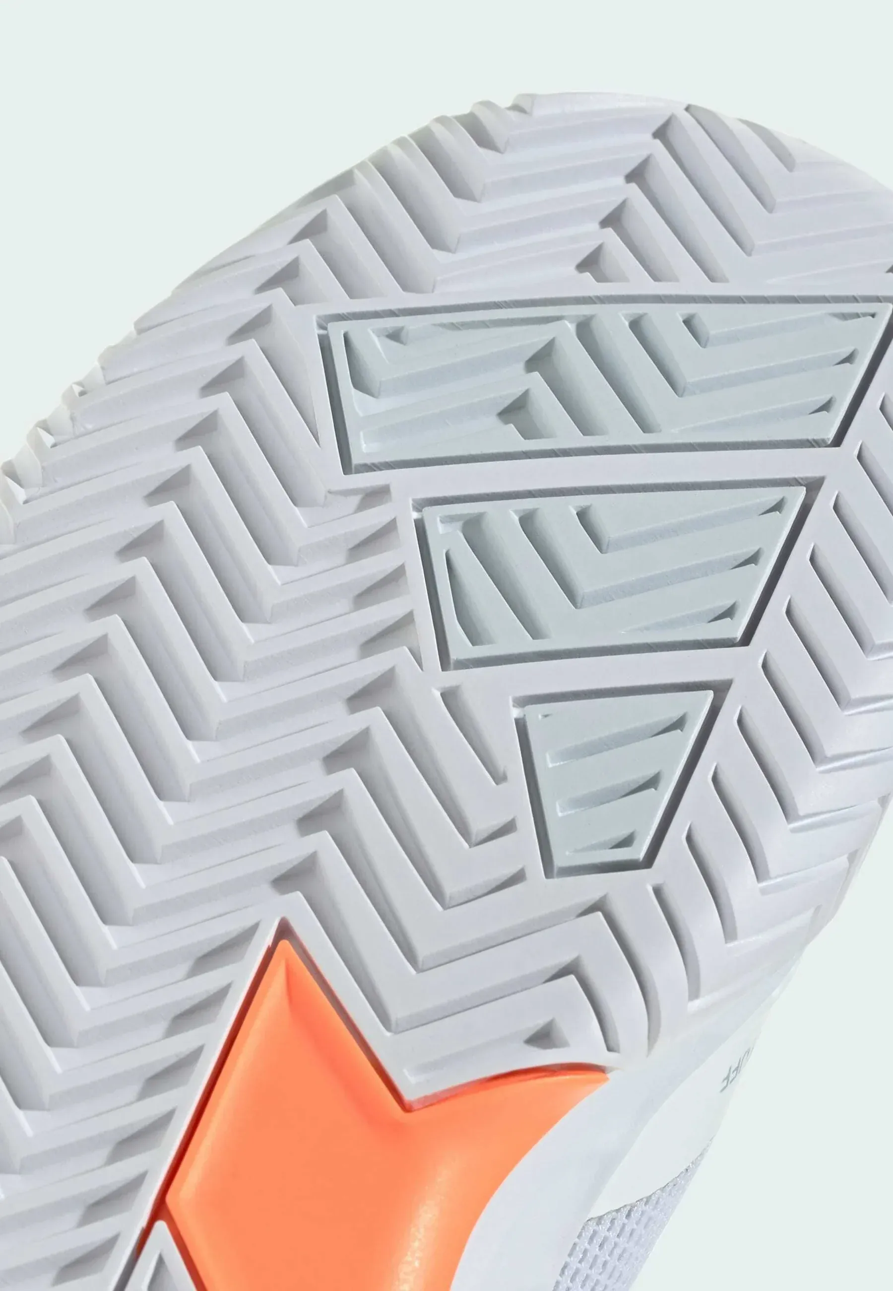 CHAUSSURES ADIDAS FEMMES DEFIANT SPEED 2 W FTWR WHITE/HALO BLUE/BEAM ORANGE - Image 7