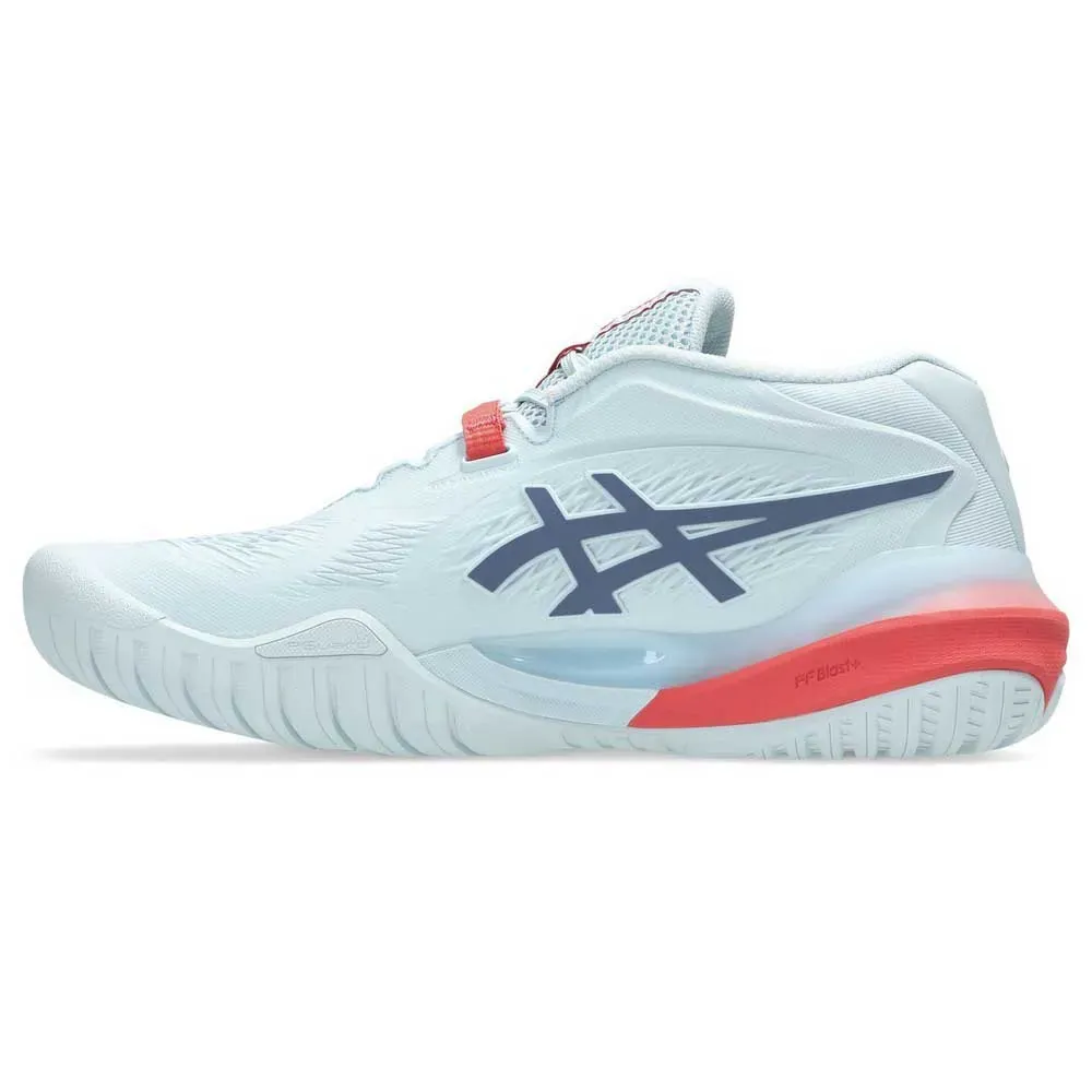 CHAUSSURES ASICS FEMME GEL RESOLUTION X TOUTES SURFACES - SKY/GREY BLUE - Image 3