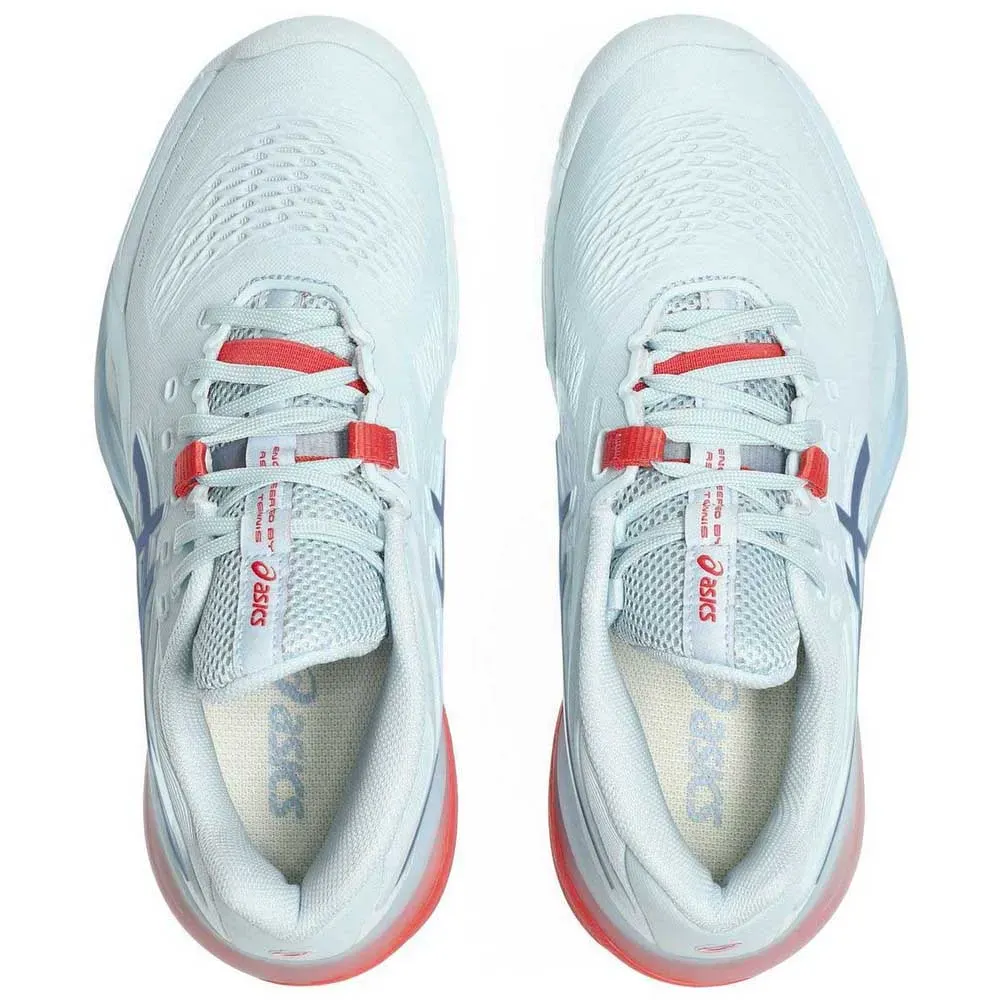 CHAUSSURES ASICS FEMME GEL RESOLUTION X TOUTES SURFACES - SKY/GREY BLUE - Image 6