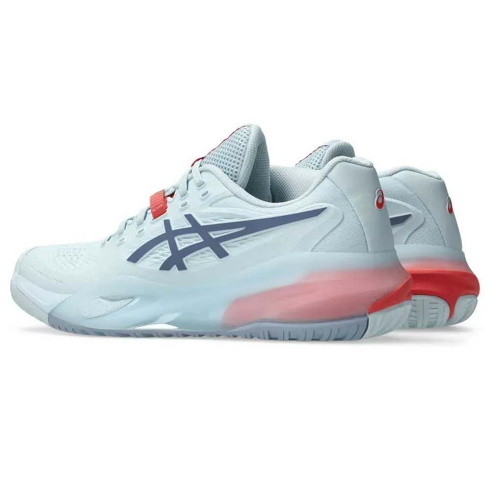 CHAUSSURES ASICS FEMME GEL RESOLUTION X TOUTES SURFACES - SKY/GREY BLUE - Image 7