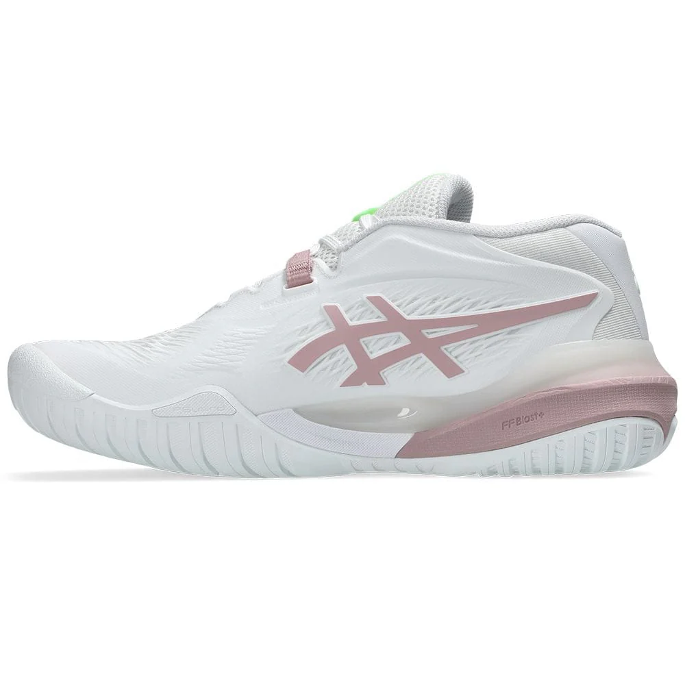 CHAUSSURES ASICS FEMME GEL RESOLUTION X TOUTES SURFACES - WHITE/MORGANITE - Image 2
