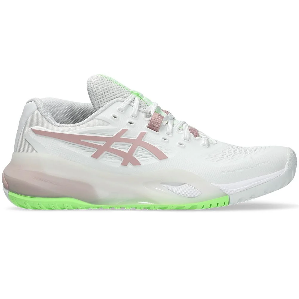 CHAUSSURES ASICS FEMME GEL RESOLUTION X TOUTES SURFACES - WHITE/MORGANITE - Image 3