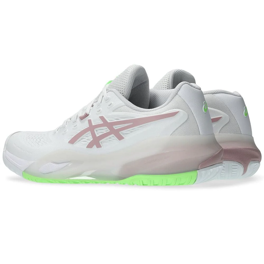 CHAUSSURES ASICS FEMME GEL RESOLUTION X TOUTES SURFACES - WHITE/MORGANITE - Image 6