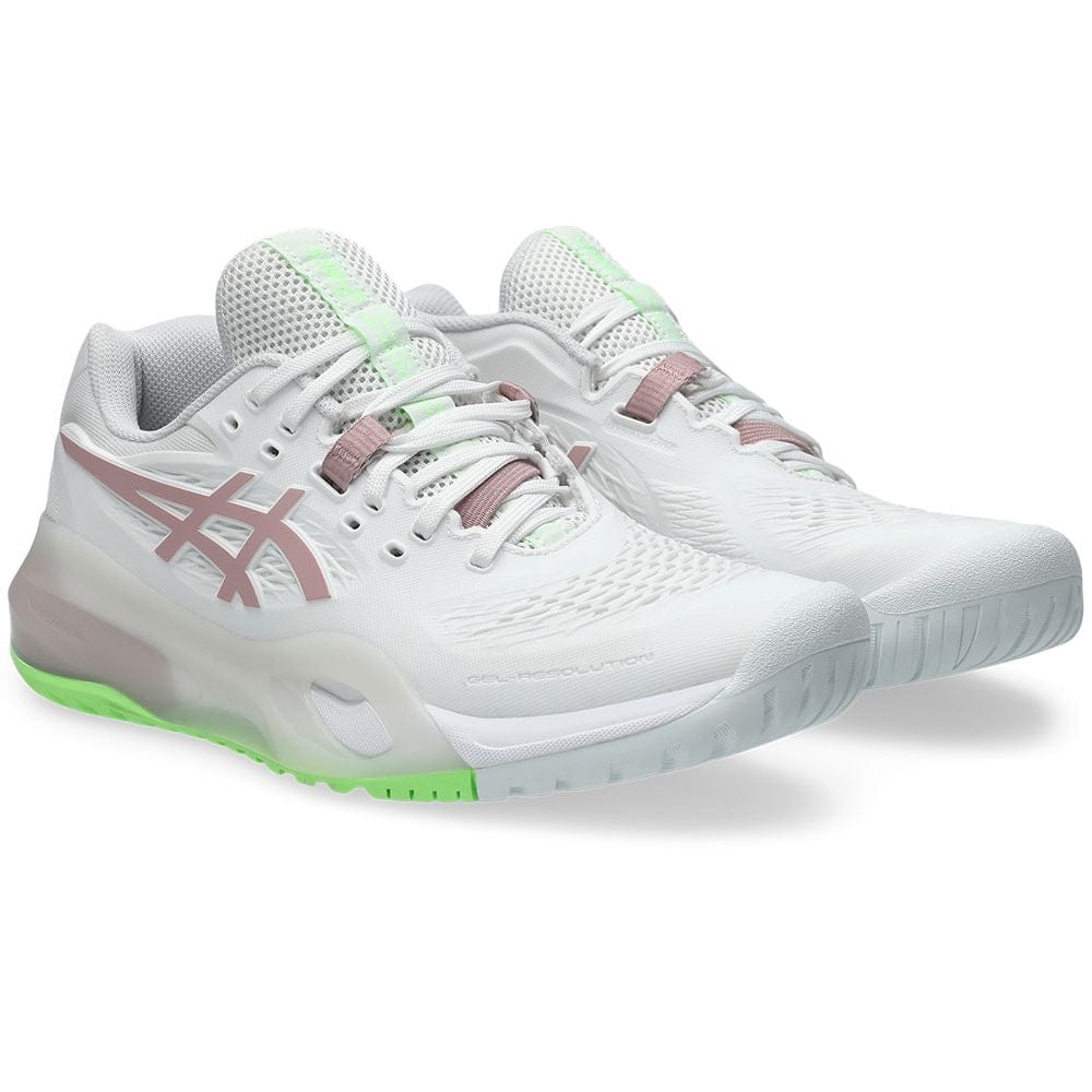 CHAUSSURES ASICS FEMME GEL RESOLUTION X TOUTES SURFACES - WHITE/MORGANITE - Image 7