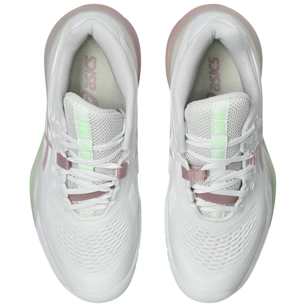 CHAUSSURES ASICS FEMME GEL RESOLUTION X TOUTES SURFACES - WHITE/MORGANITE - Image 8