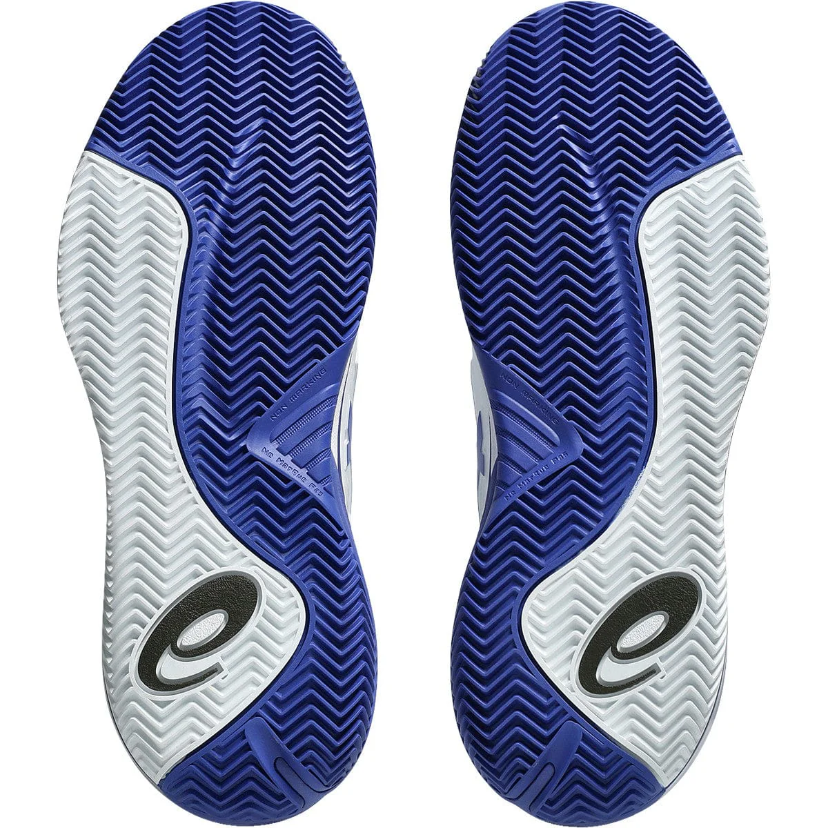 CHAUSSURES ASICS GEL RESOLUTION X BLUE/WHITE TERRE BATTUE - Image 6