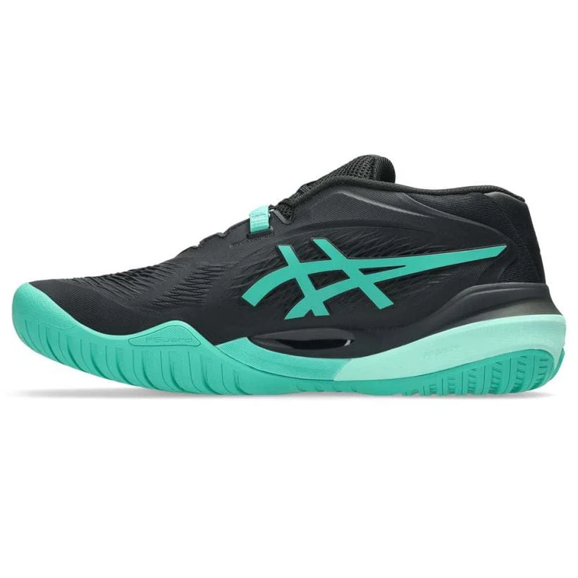 CHAUSSURES ASICS GEL RESOLUTION X TOUTES SURFACES NOIR / VERT HOMMES - Image 2