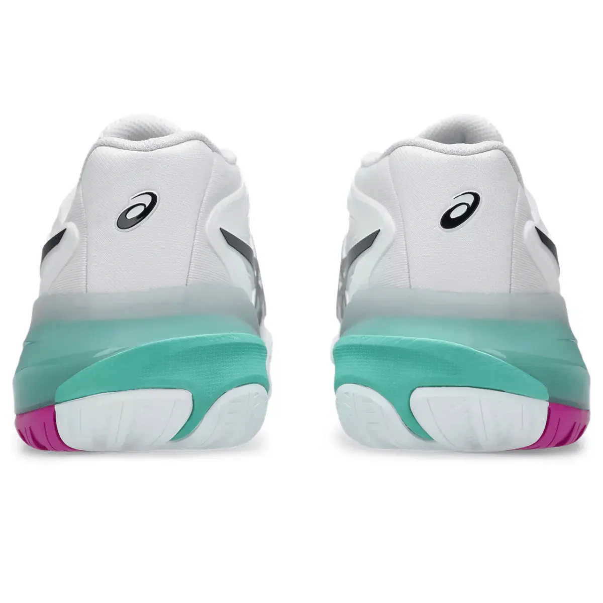 CHAUSSURES ASICS GEL RESOLUTION X WHITE /AURORA GREEN TOUTE SURFACE - Image 5