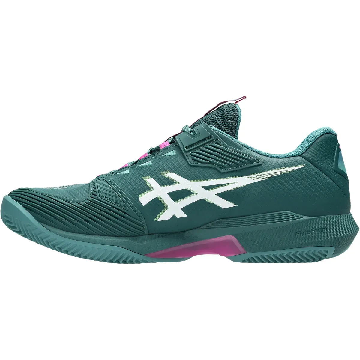 CHAUSSURES ASICS SOLUTION SPEED FF4 DARK NEPTUNE/WHITE - TERRE BATTU - Image 2