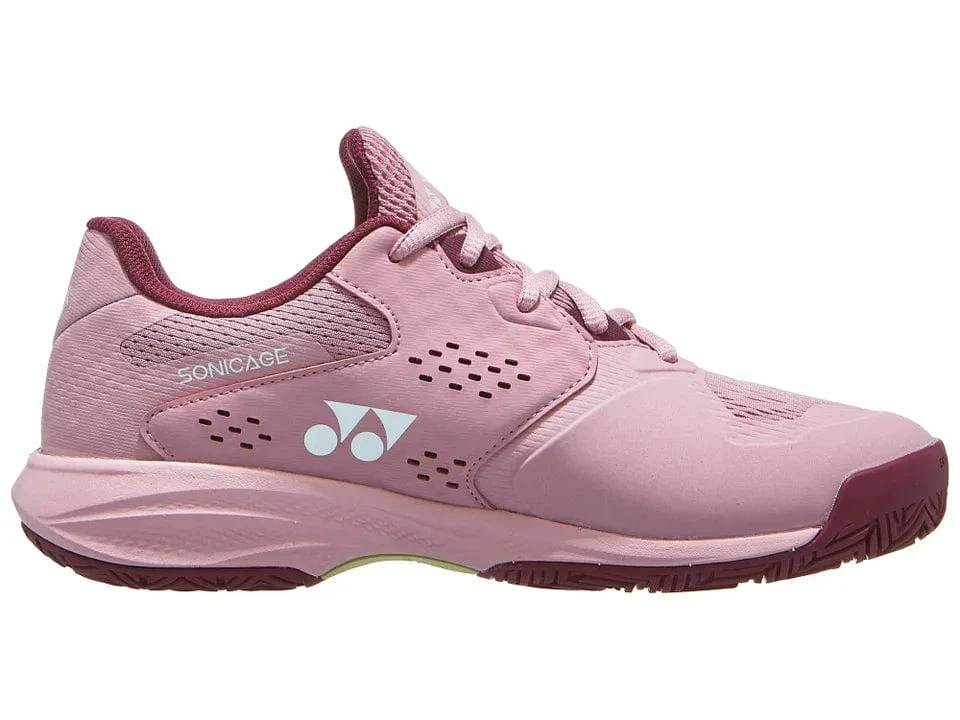 CHAUSSURES FEMME YONEX SONICAGE 3 SMOKE PINK TOUTE SURFACE - Image 2