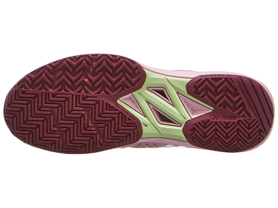 CHAUSSURES FEMME YONEX SONICAGE 3 SMOKE PINK TOUTE SURFACE - Image 4
