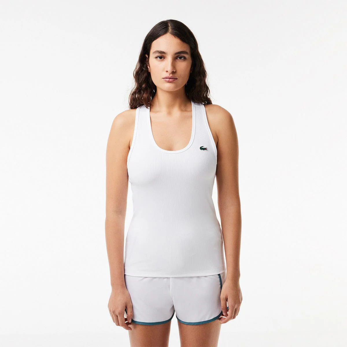DÉBARDEUR FEMME LACOSTE SLIM FIT - Image 2