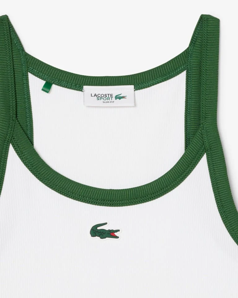 DÉBARDEUR LACOSTE SPORT ULTRA DRY MAILLE CÔTELÉE - Image 4