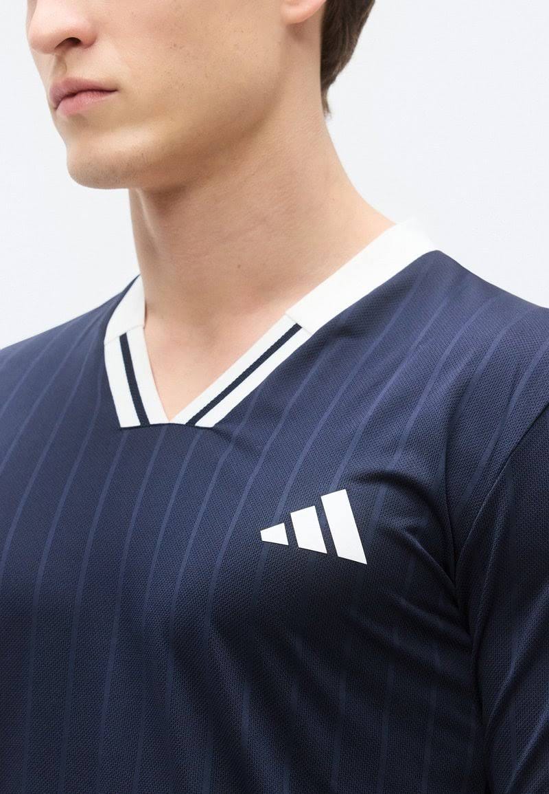 HAUT DE TENNIS MANCHES LONGUES CLIMACOOL BLEU - Image 3