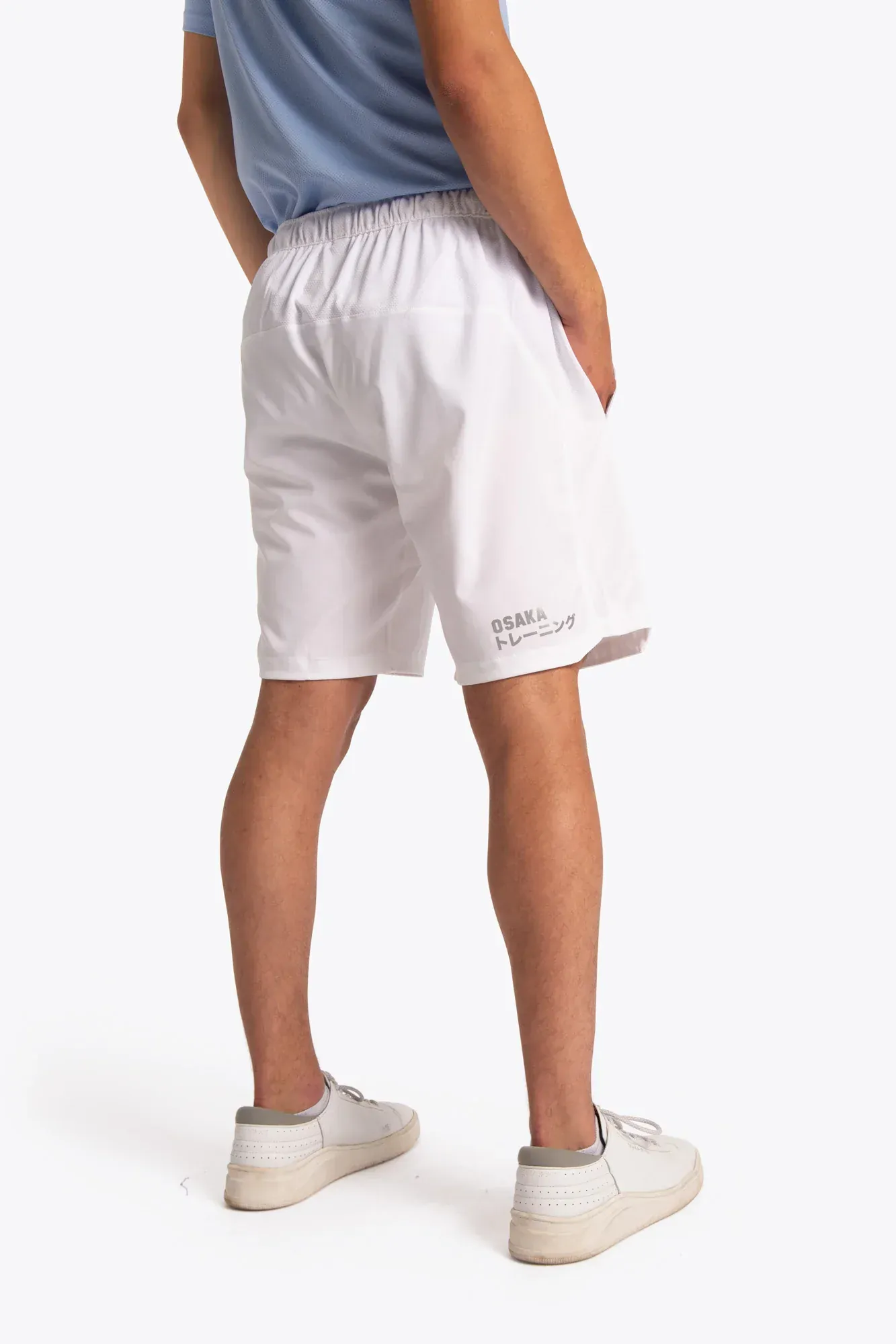 OSAKA MEN TRAINING SHORT | WHITE-BLACK - Image 4