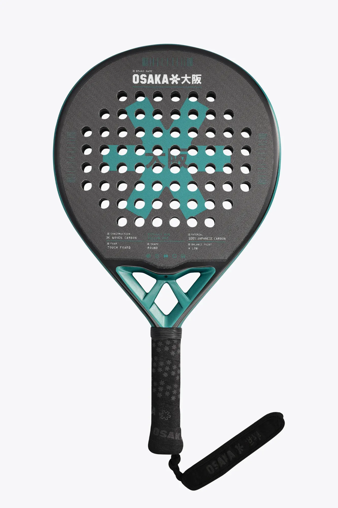OSAKA PADEL RACKET- VISION PRO- CONTROL | TRANSFORMATIVE TEAL
