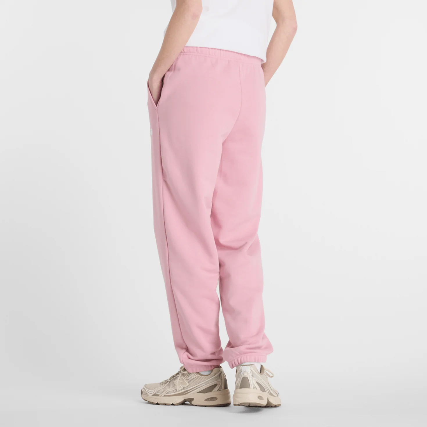 PANTALON DE SURVĂTEMENT NEW BALANCE SPORT ESSENTIALS FEMME - ROSE - Image 3