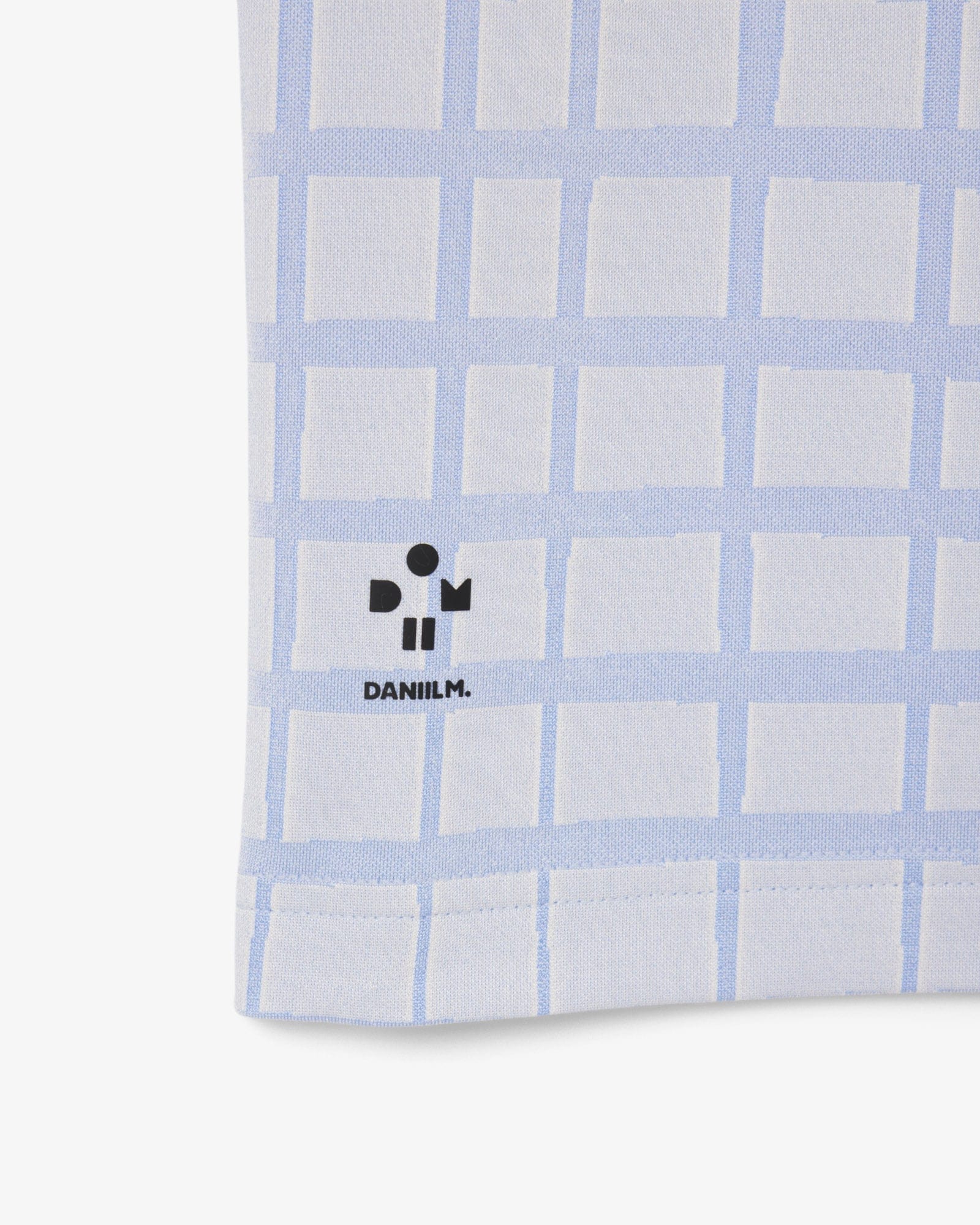 POLO LACOSTE X DANIIL MEDVEDEV CARREAUX BLANC/BLEU - Image 5