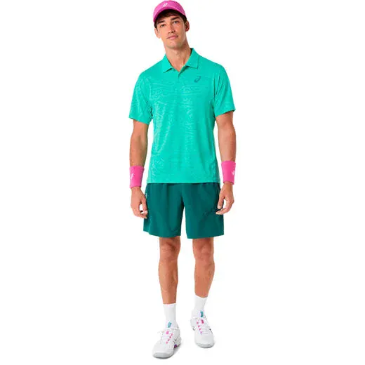 POLO MATCH JACQUARD POLO HOMMES VERT - Image 6