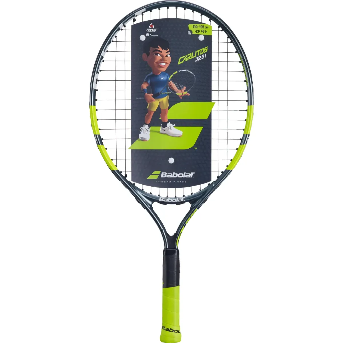 RAQUETTE BABOLAT JUNIOR CARLITOS 21 - Image 7