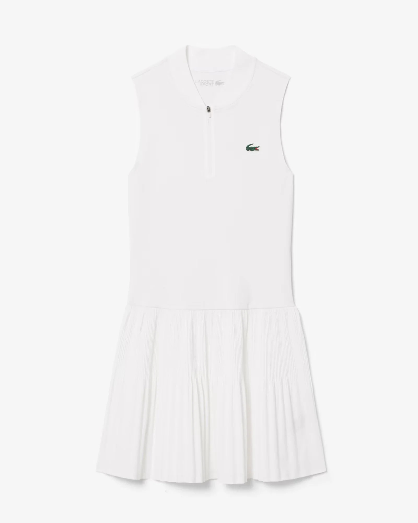 ROBE LACOSTE ULTRA DRY STRECH AVEC SHORTY (BLANC)
