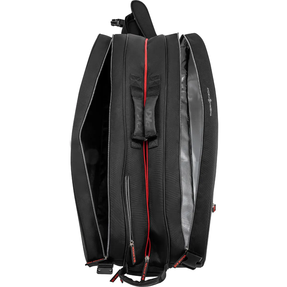 SAC PRO KENNEX ACE STATION 12 PACK BAG BLACK/RED - Image 3