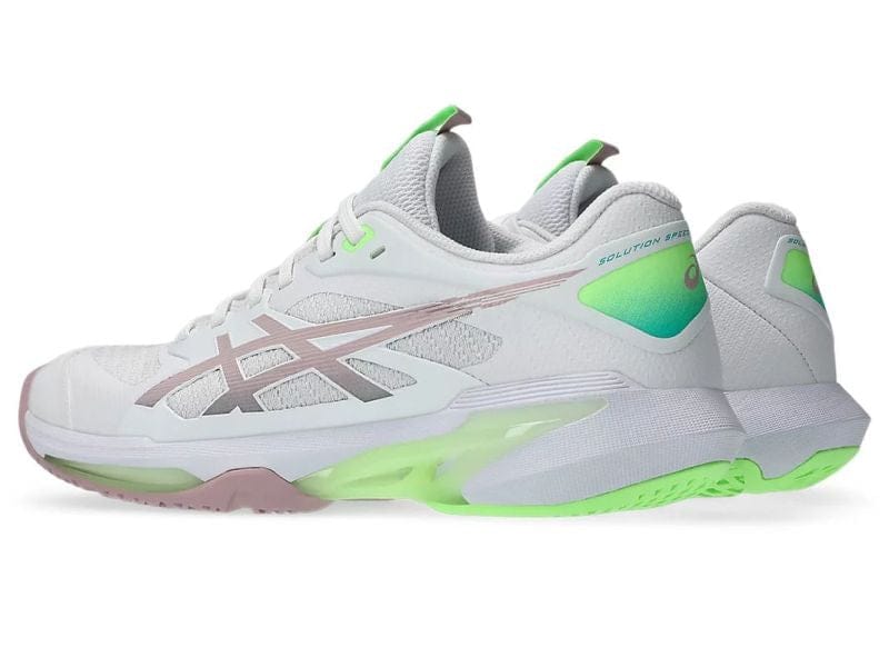 CHAUSSURES ASICS SOLUTION SPEED FF 4-WHITE/MORGANITE TOUTES SURFACES - Image 4