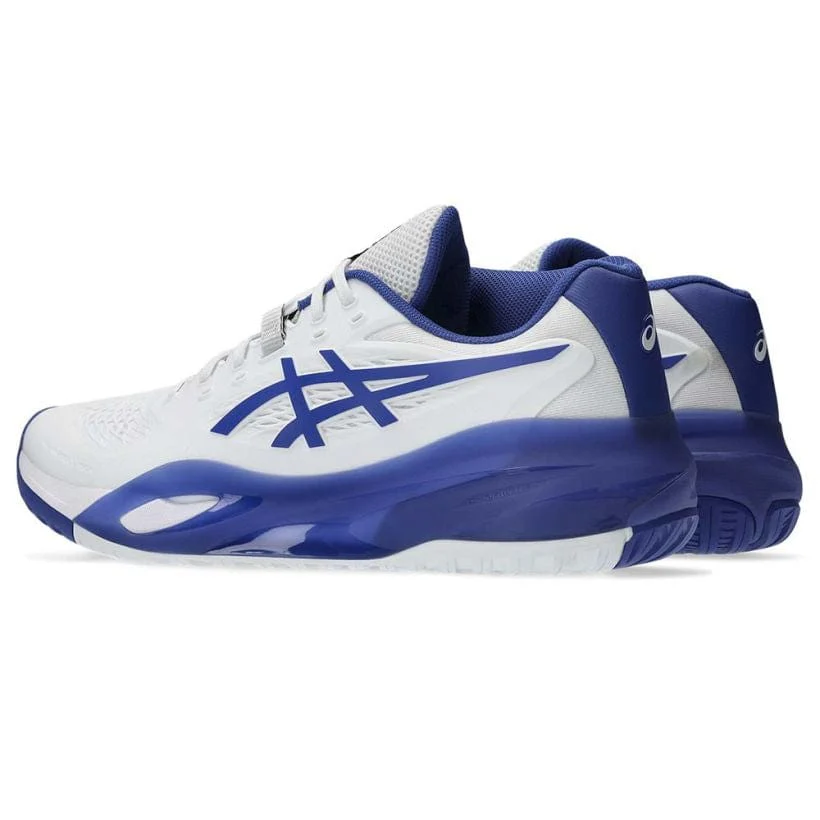 CHAUSSURES ASICS GEL RESOLUTION X BLUE/WHITE TOUTES SURFACES - Image 3