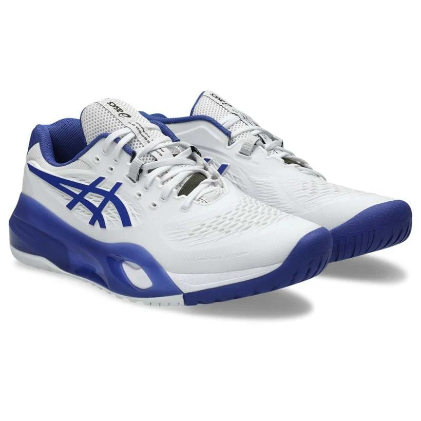 CHAUSSURES ASICS GEL RESOLUTION X BLUE/WHITE TOUTES SURFACES - Image 4