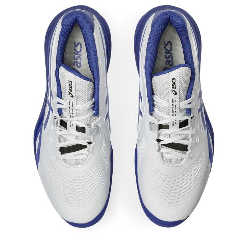CHAUSSURES ASICS GEL RESOLUTION X BLUE/WHITE TOUTES SURFACES - Image 5
