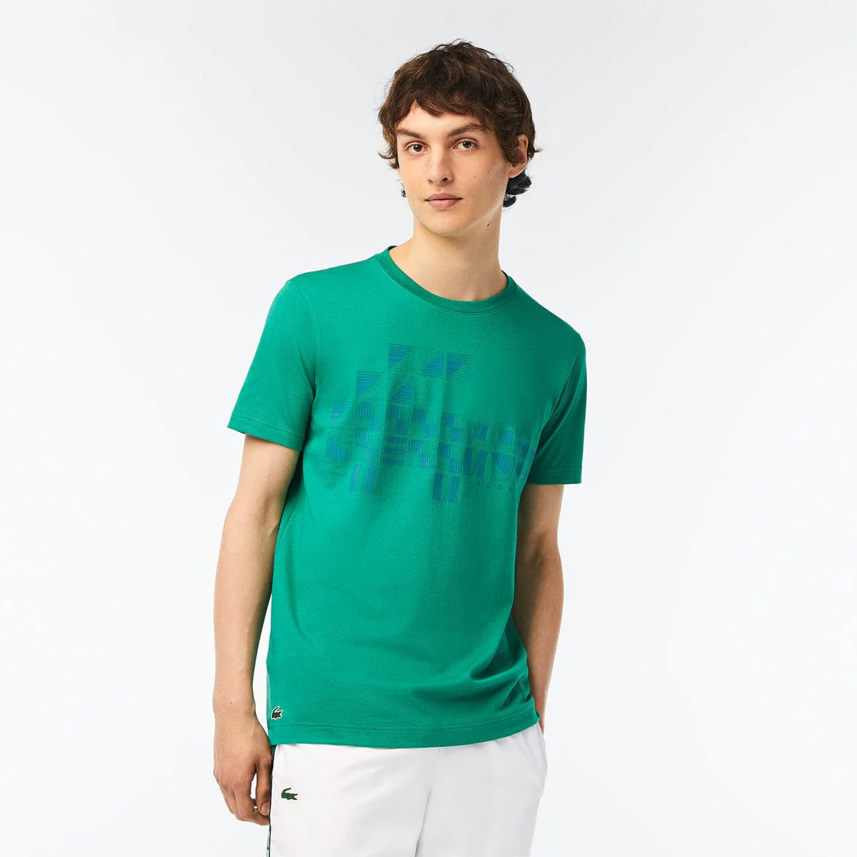 T-SHIRT LACOSTE DJOKOVIC VERT - Image 3