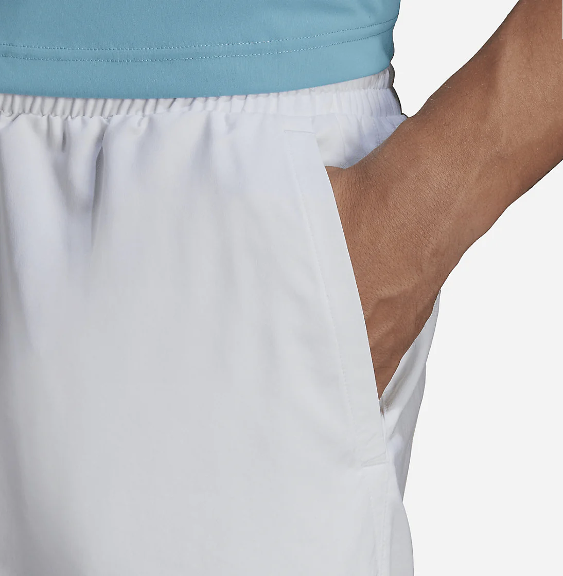 SHORT DE TENNIS ADIDAS CLUB 3 STRIPES BLANC JUNIOR - Image 4