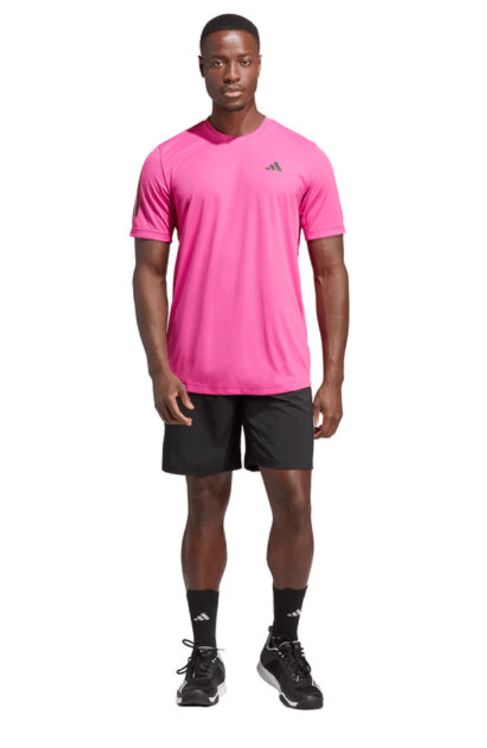 SHORT DE TENNIS ADIDAS CLUB 7IN 3 BANDES NOIR - Image 4