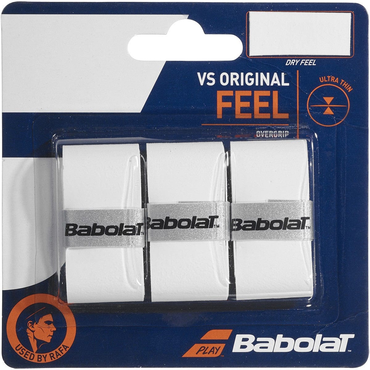SURGRIPS BABOLAT VS ORIGINAL BLANC NOIR (PACK x3)