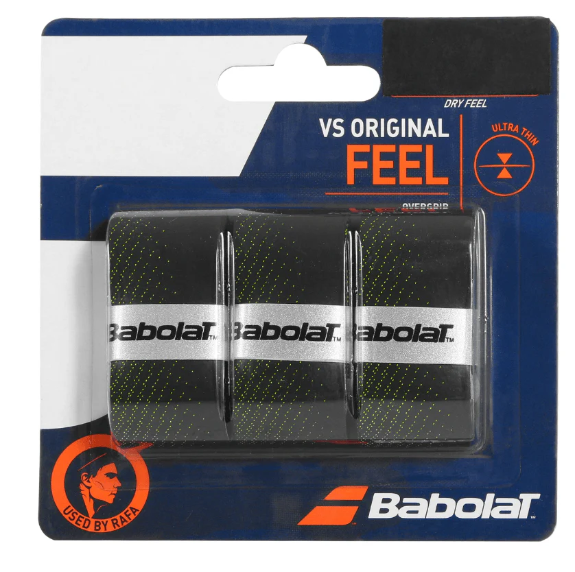 SURGRIPS BABOLAT VS ORIGINAL BLANC NOIR (PACK x3) - Image 2
