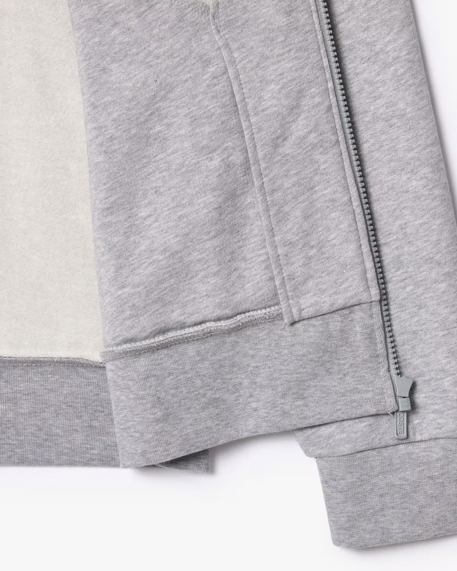 SWEAT-SHIRT ZIPPĂ SANS CAPUCHE LACOSTE HOMME GRIS - Image 3