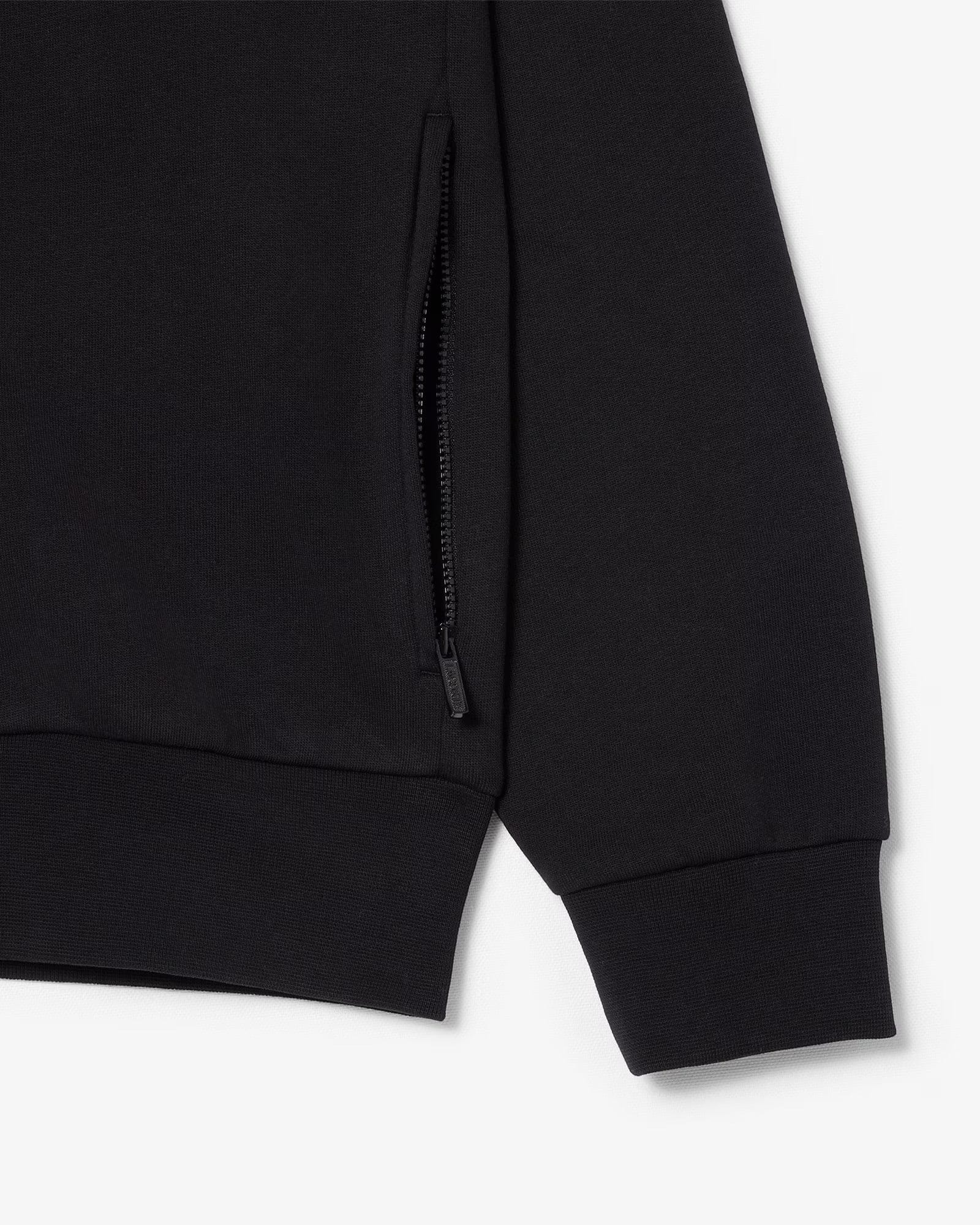 SWEAT-SHIRT ZIPPĂ SANS CAPUCHE LACOSTE HOMME NOIR - Image 3