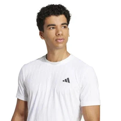 T-SHIRT ADIDAS FREELIFT HOMMES BLANC - Image 5