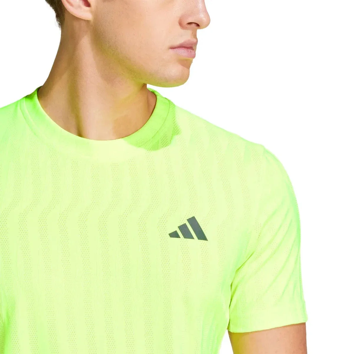 T-SHIRT ADIDAS FREELIFT HOMMES JAUNE FLUO - Image 5