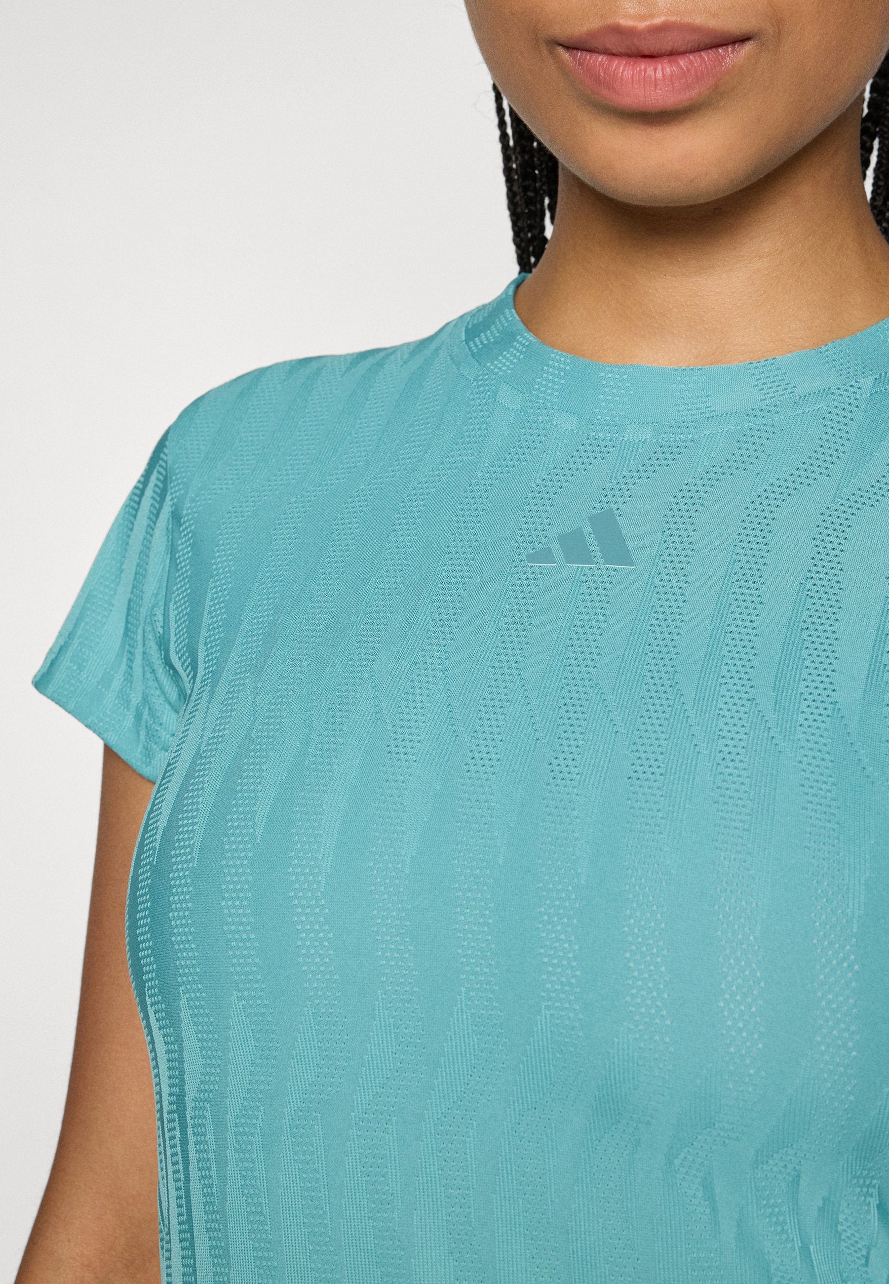 T-SHIRT ADIDAS PERFORMANCE FREELIFT POWDER TEAL FEMMES - Image 2