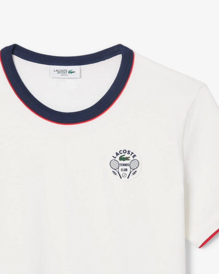 T-SHIRT LACOSTE HÉRITAGE ULTRA DRY BADGE - Image 5