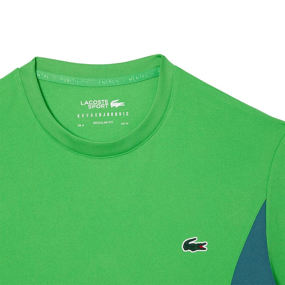 T-SHIRT LACOSTE TENNIS X NOVAK DJOKOVIC VERT - Image 3