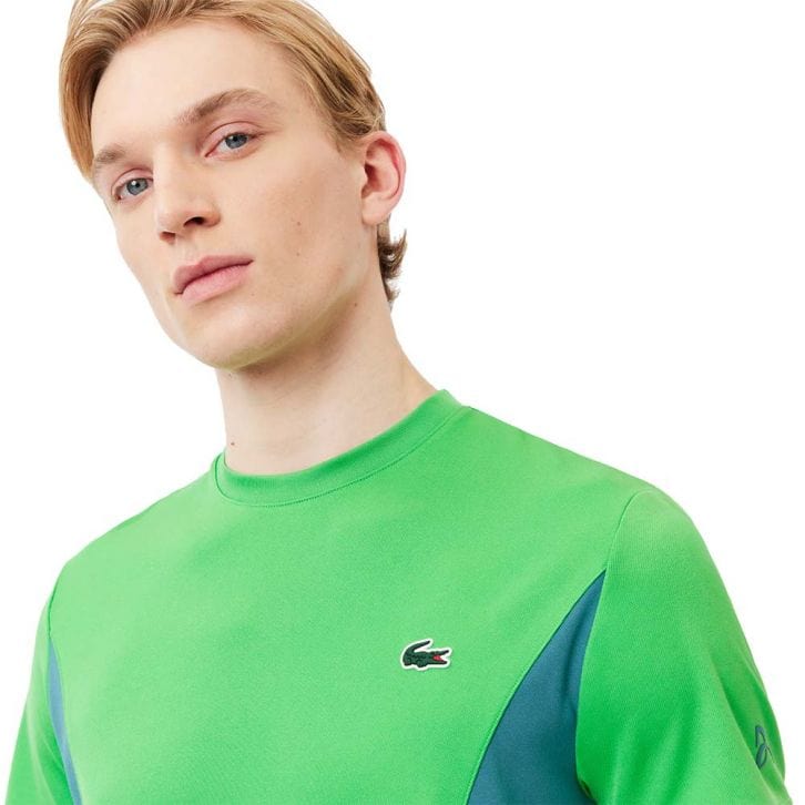 T-SHIRT LACOSTE TENNIS X NOVAK DJOKOVIC VERT - Image 4