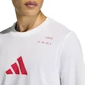 T-SHIRT POUR HOMME ADIDAS TENNIS CATEGORY GRAPHIC White/Pure Ruby - Image 4