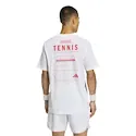 T-SHIRT POUR HOMME ADIDAS TENNIS CATEGORY GRAPHIC White/Pure Ruby - Image 5