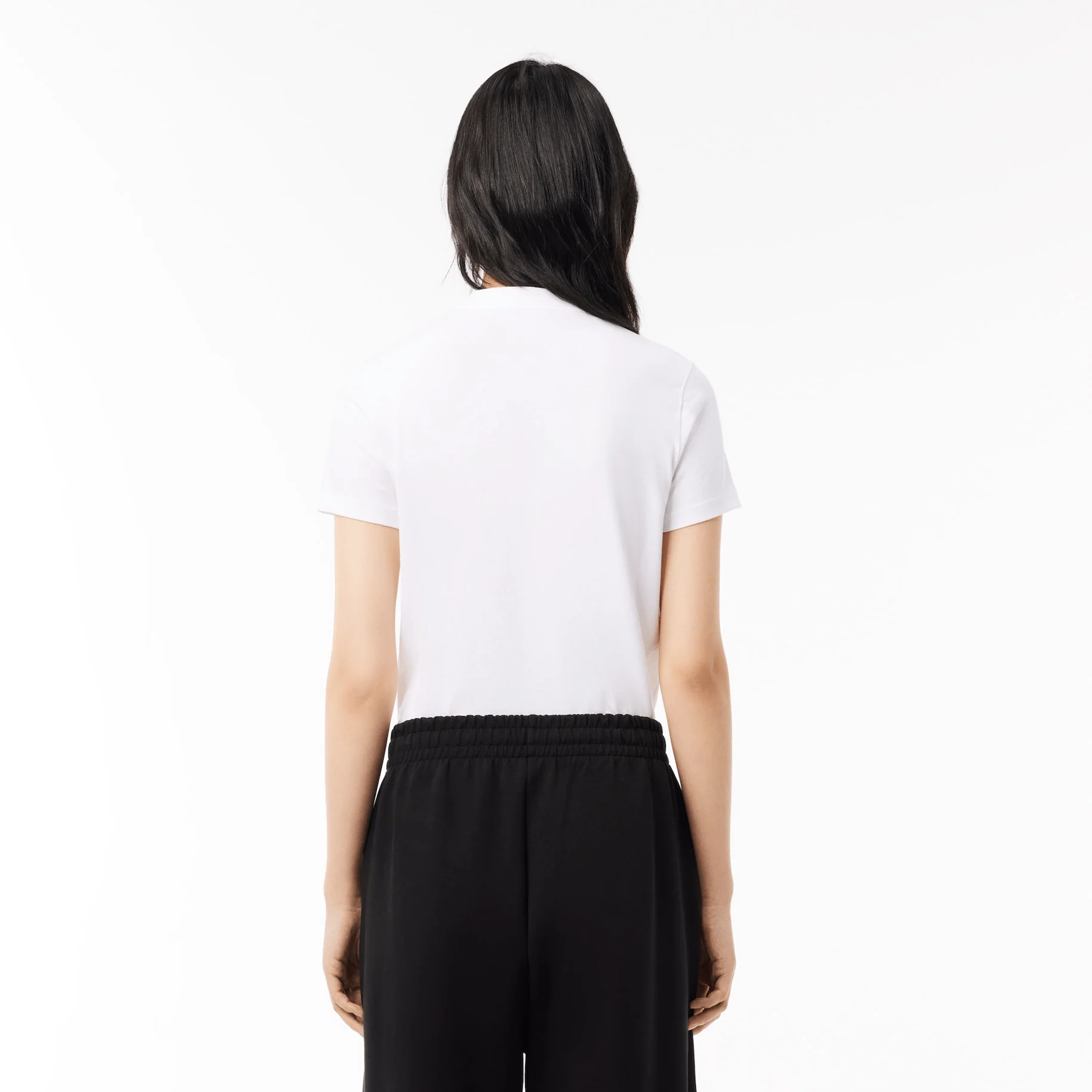 T-SHIRT LACOSTE FEMME COTON TECHNIQUE ULTRA DRY - Image 5